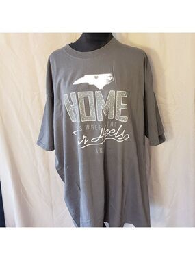 Hanes Gray North Carolina Tar Heels T-Shirt 2XL